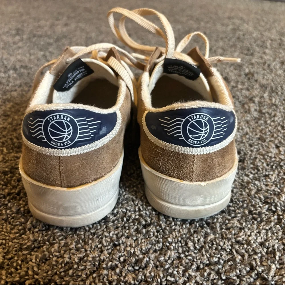 Golden Goose Stardan tan and White Sneakers - Picture 5 of 6